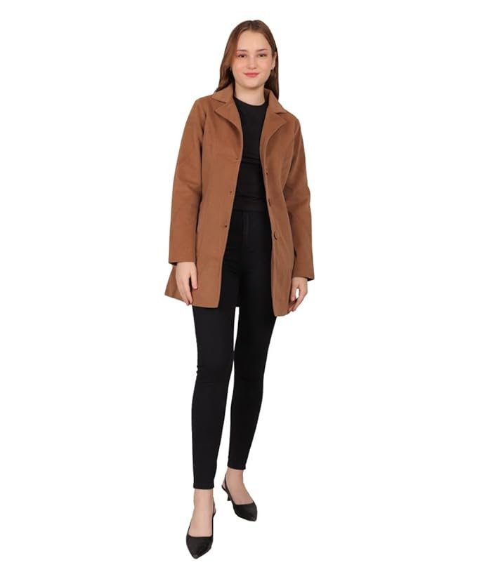 EX-P India Long Winter Wear Velvet Jacket For Women's