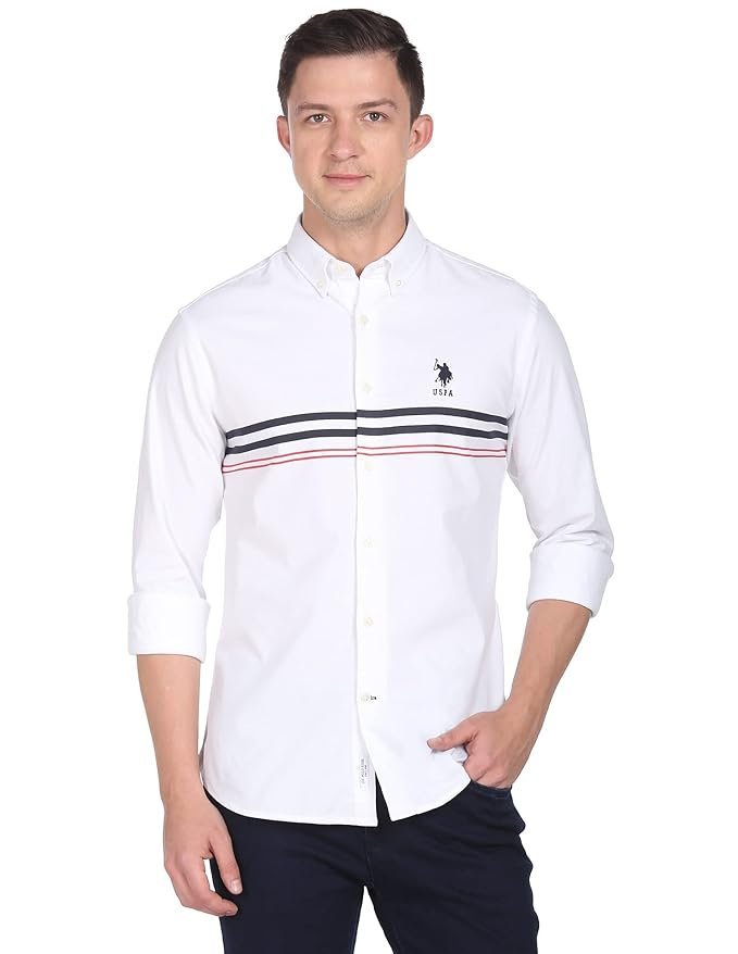 U.S. POLO ASSN. Men's Cotton Regular Fit Shirt