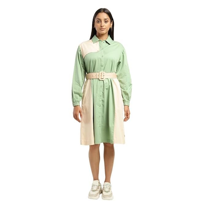 Levi's Women's Cotton A-Line Knee-Length Dress