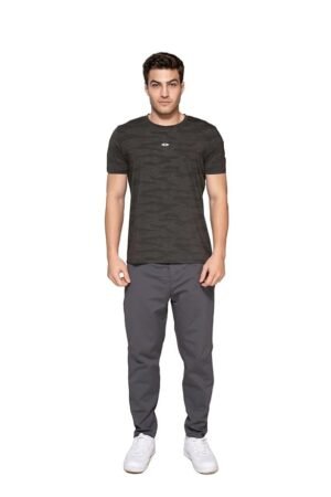 Men's Nylon Half Sleeve T-Shirt Regular Fit - Workout Activewear for Gym, Quick Dry Training, Running, Fitness, Jogging, Exercise, Casual Wear.