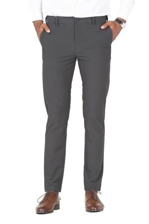 The Pant Project Luxury PV Lycra Stretchable Formal Pants for Men | Stylish Slim Fit Men's Wear Trousers for Office or Party | Mens Fashion Dress Trouser Pant