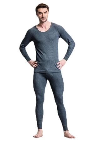 Boldfit Thermal wear for Men Set Warm Comfortable Thermals Set for Man Full Sleeves Body Warmer Combo for Men Natural Insulation Thermals Cozy Thermal Undershirt Pant Combo for Mens